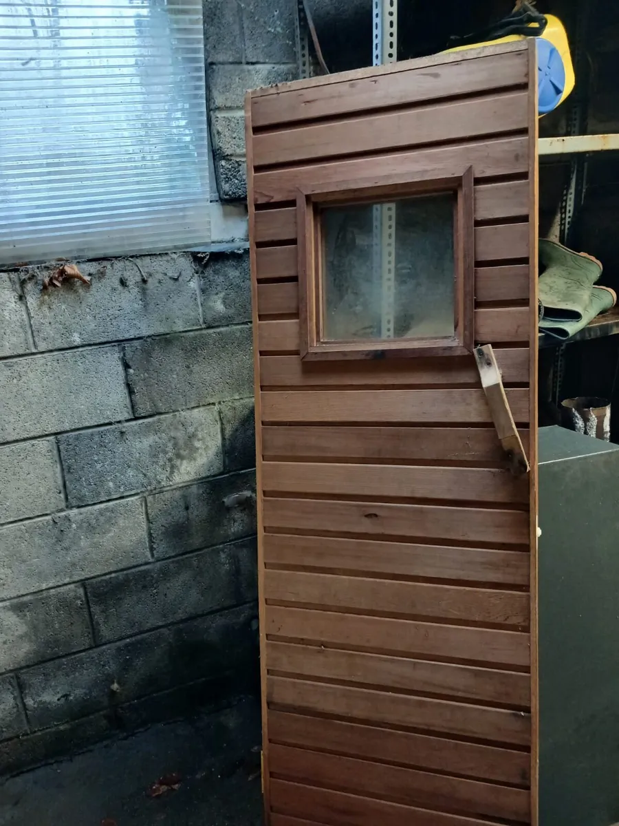Sauna room door