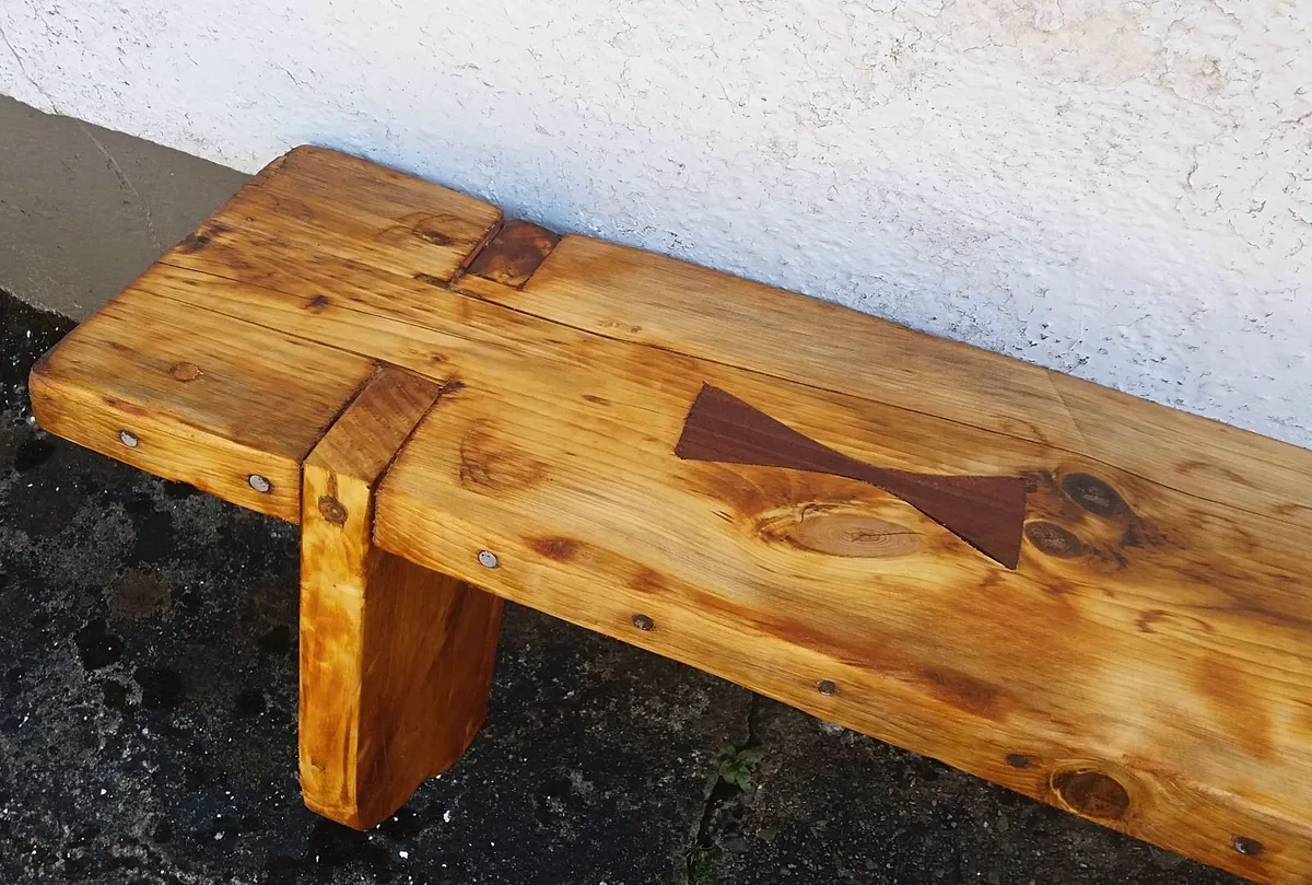 NEW Rustic Floating Stove Mantle / Shelf - Image 2