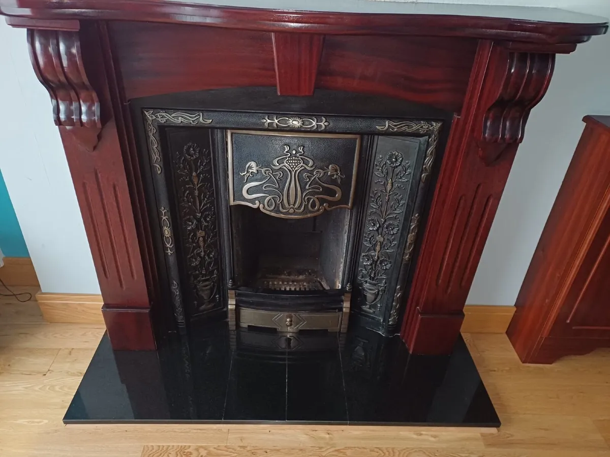 Real Mahogany Fireplace Surround - Image 2