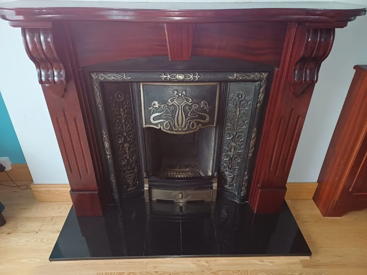 Real Mahogany Fireplace Surround - Image 3