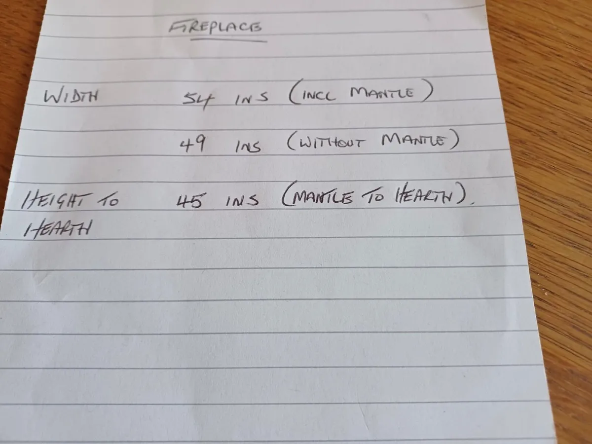 Real Mahogany Fireplace Surround - Image 4