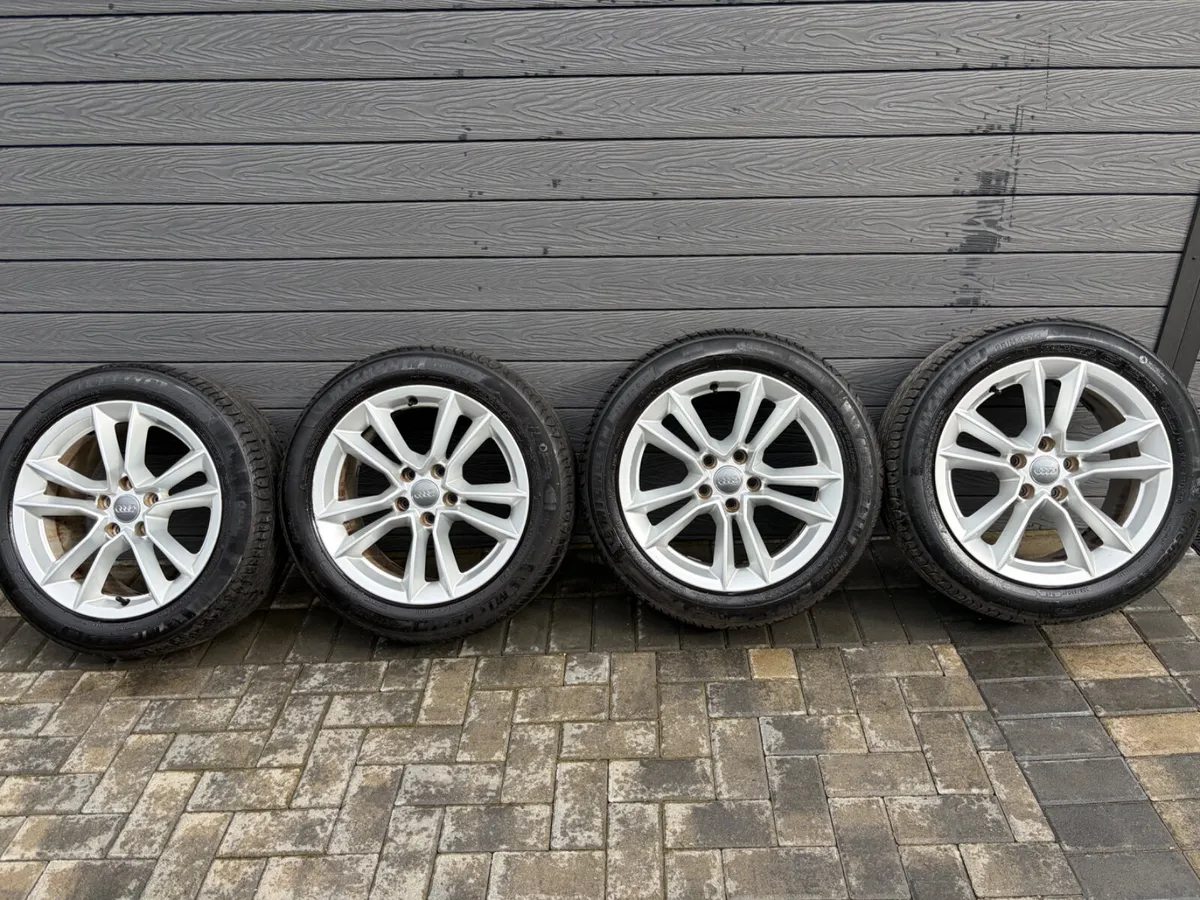 17” GENUINE AUDI ALLOY WHEELS & TYRES - Image 2