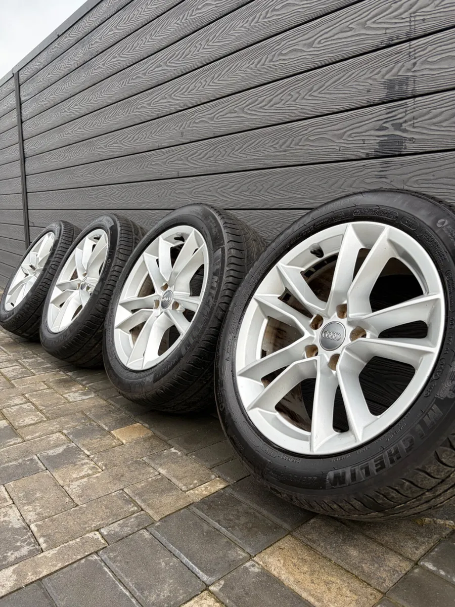 17” GENUINE AUDI ALLOY WHEELS & TYRES - Image 1