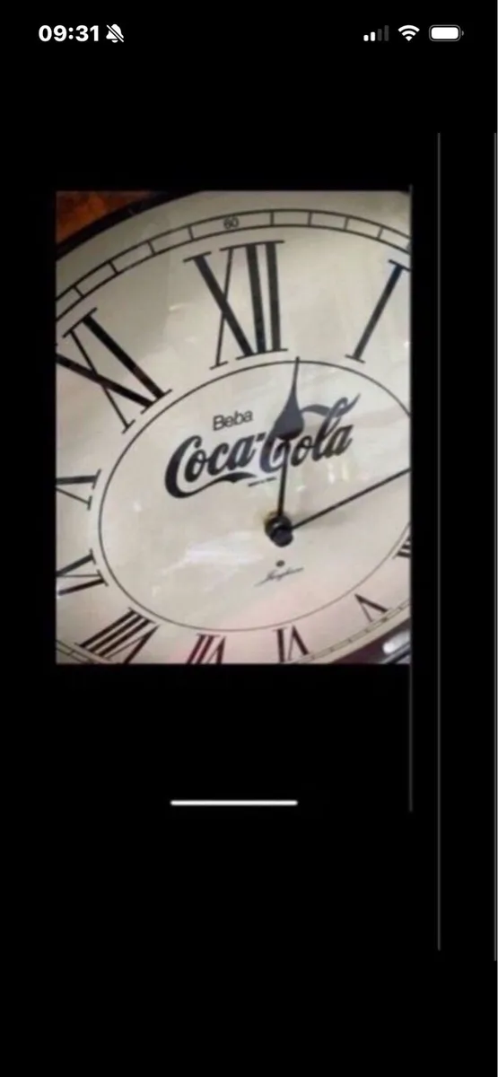 Art Deco Style Coca Cola Clock - Image 1