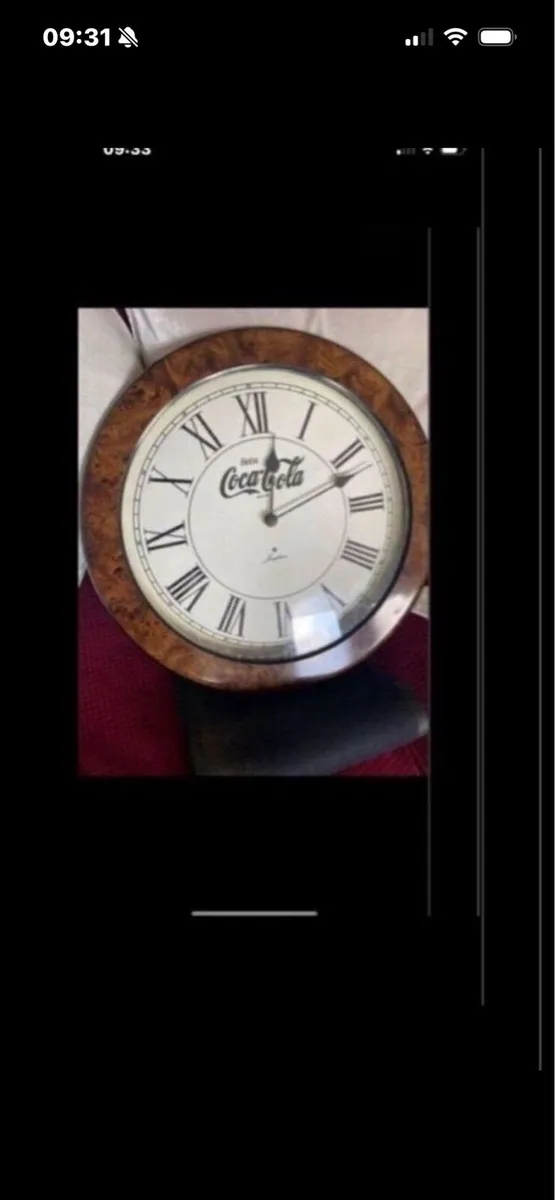 Art Deco Style Coca Cola Clock - Image 2