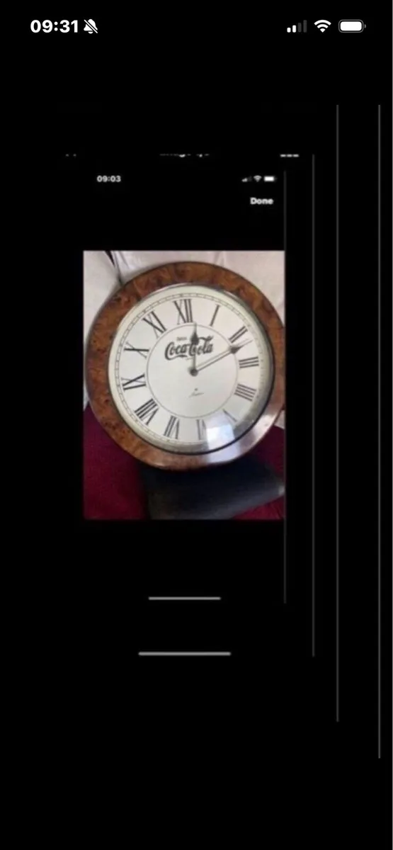 Art Deco Style Coca Cola Clock - Image 4