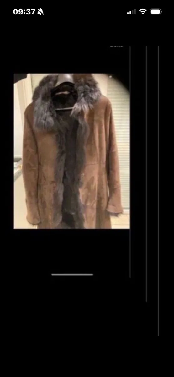 Andrew Mark Sherling Lamb Suede Coat - Image 1