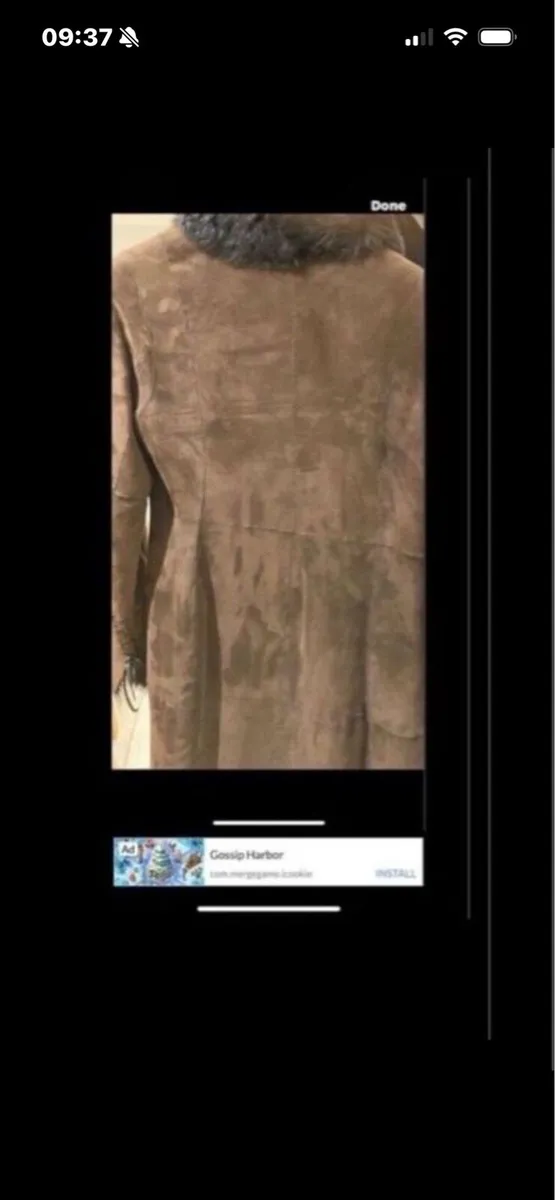 Andrew Mark Sherling Lamb Suede Coat - Image 3