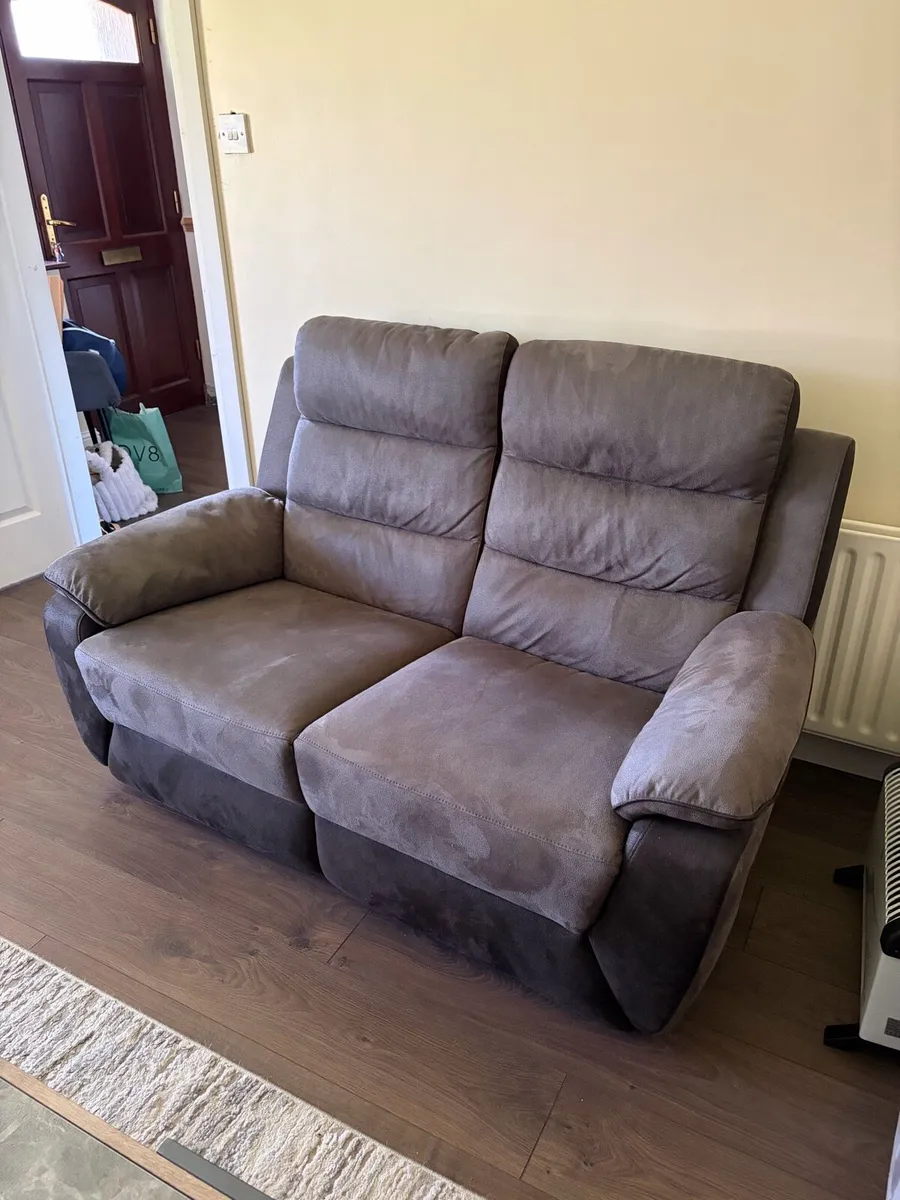 Large Grey Corner sofa + 2 seater sofa - Image 2