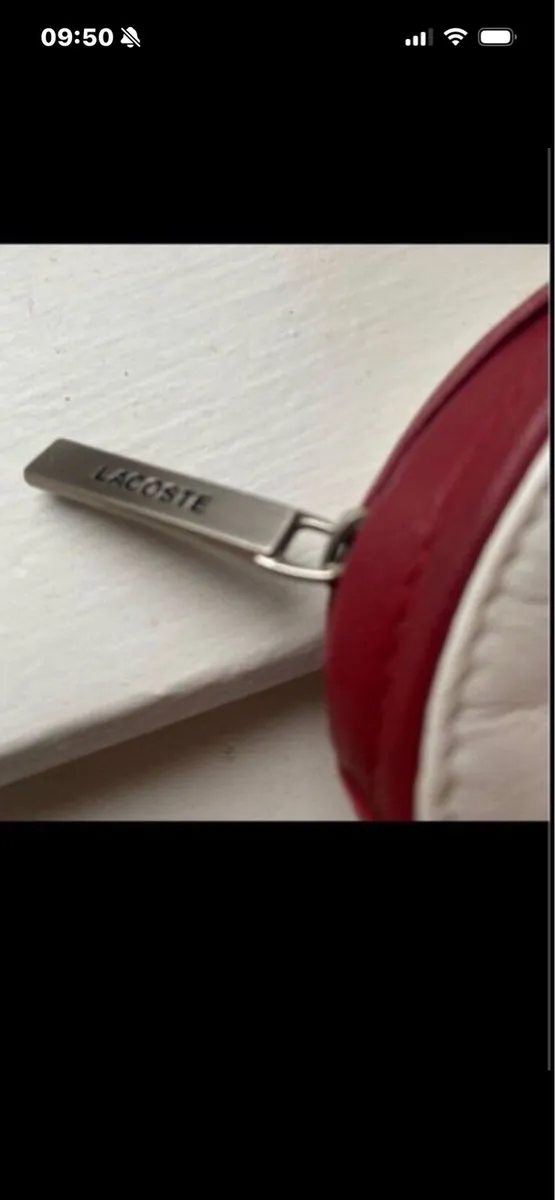 Lacoste Leather Toiletry/ Perfume Wallet - Image 3