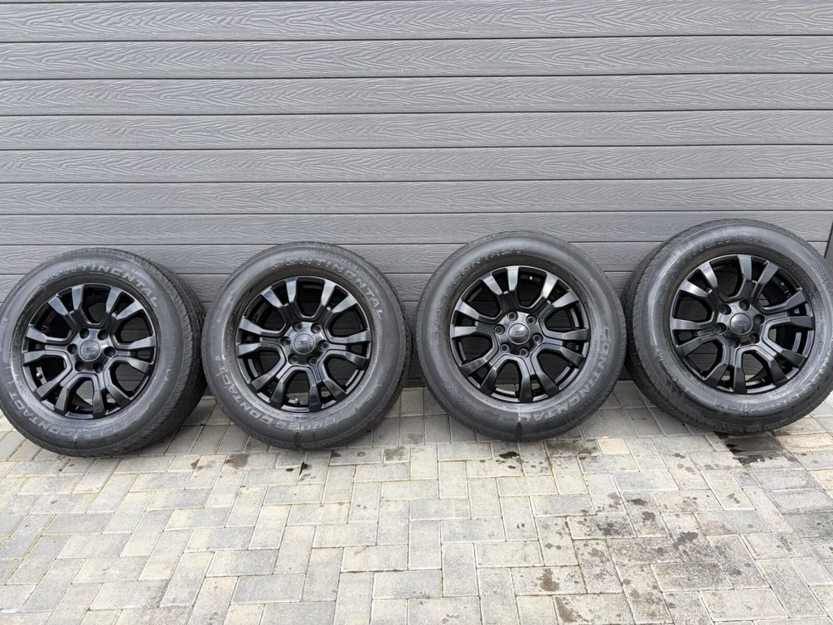 18” GENUINE FORD RANGER ALLOY WHEELS & TYRES - Image 2