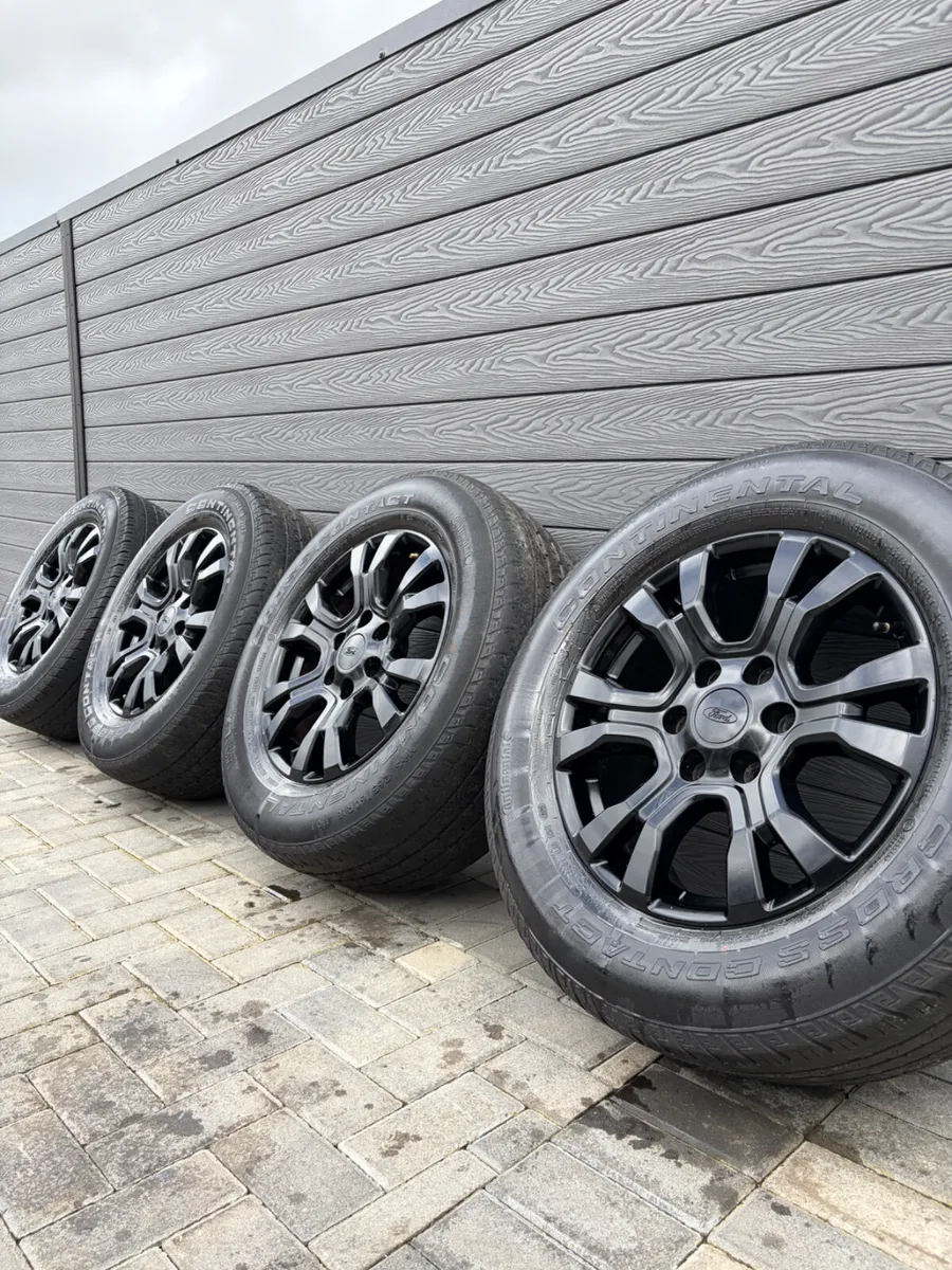 18” GENUINE FORD RANGER ALLOY WHEELS & TYRES - Image 1