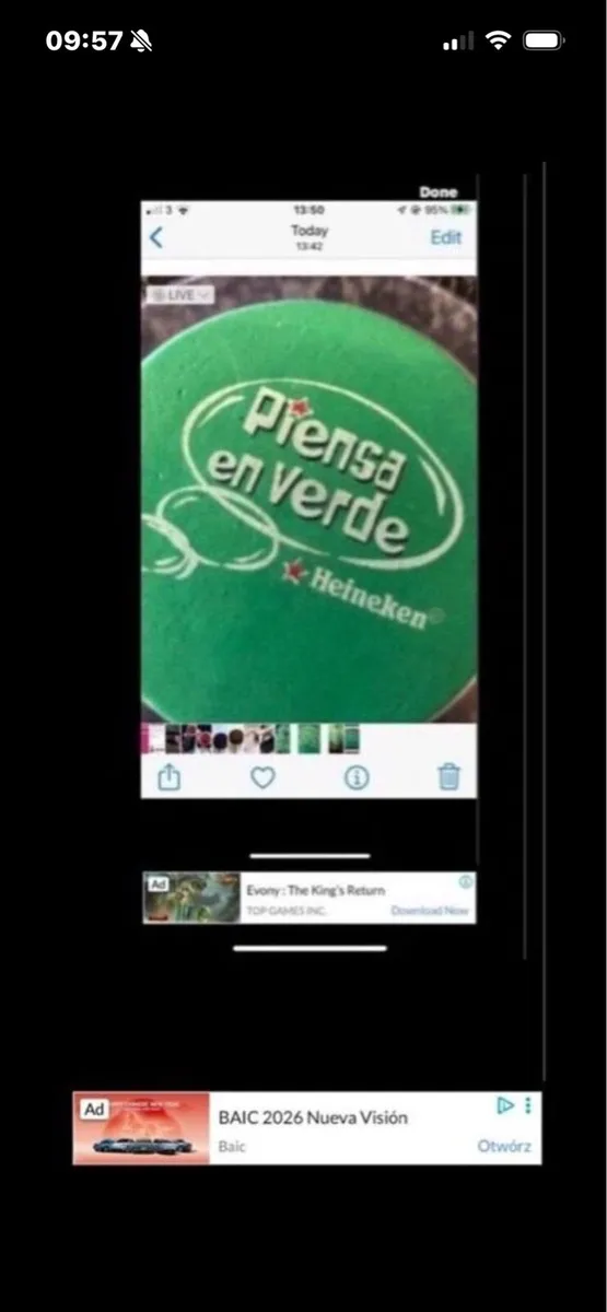 Think Green Heineken Coasters (6) - Image 3