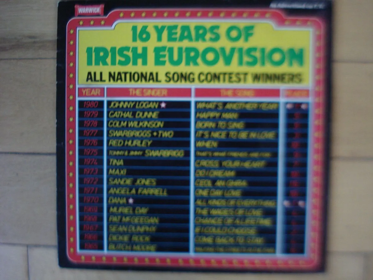 RARE 16 YEARS OF IRISH EUROVISION  1965-1980. LP. - Image 3