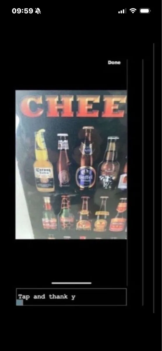 Bar Beers Metal Sign - Image 3