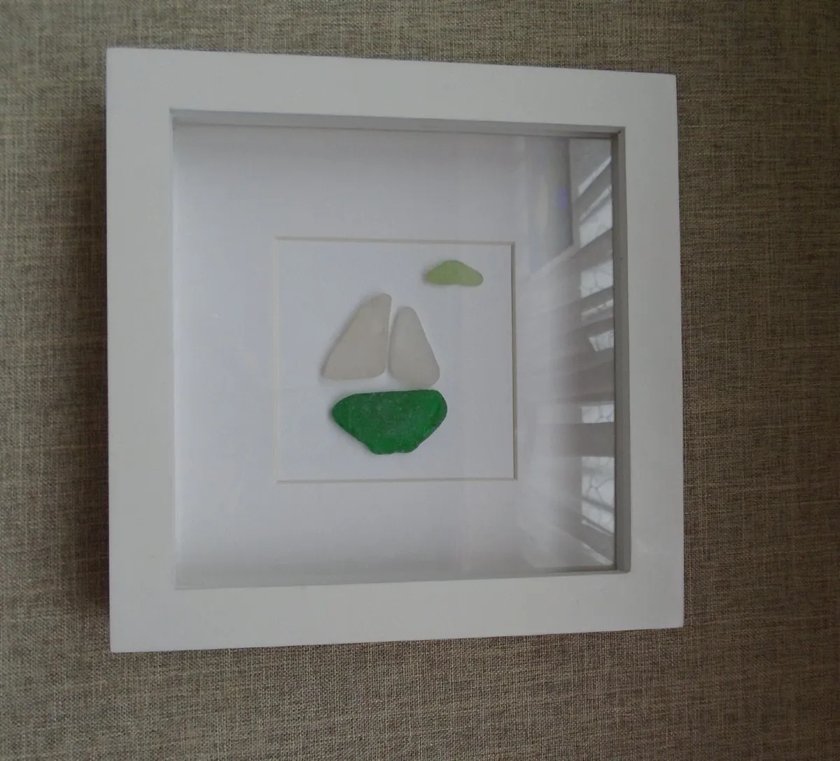 Sea glass picture, Home decor, Frames, Gift - Image 2