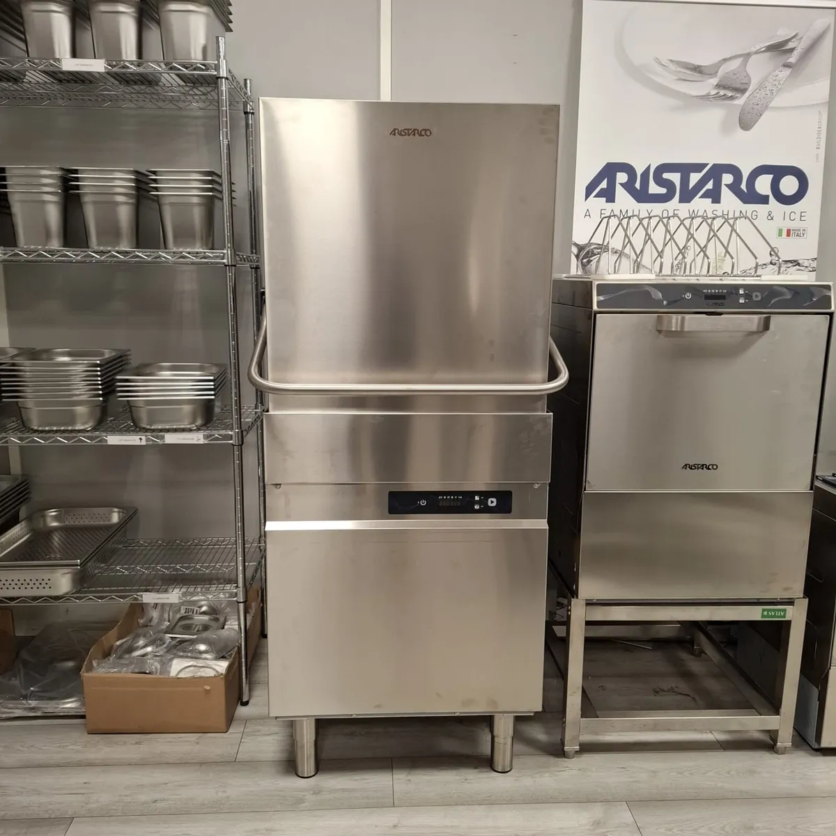 Aristarco AH800 Pass Through Hood Type Dishwasher - Image 1