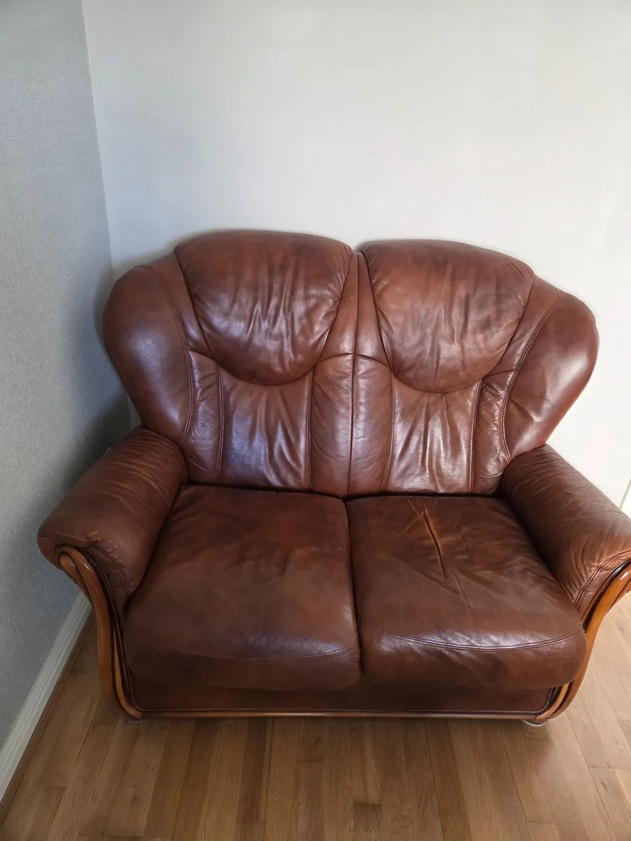Leather sofa - Image 1