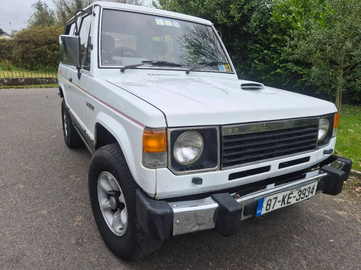 Mitsubishi pajero 1987 vintage tax 2 year nct - Image 2