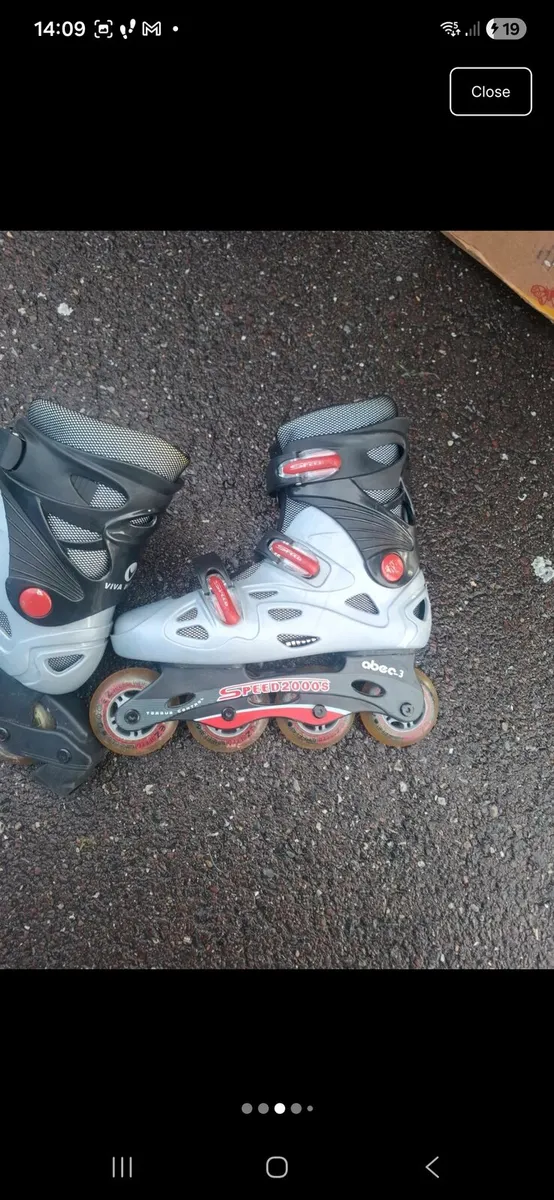 Size 39 roller blades inline - Image 2