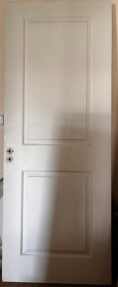 Interior wood door