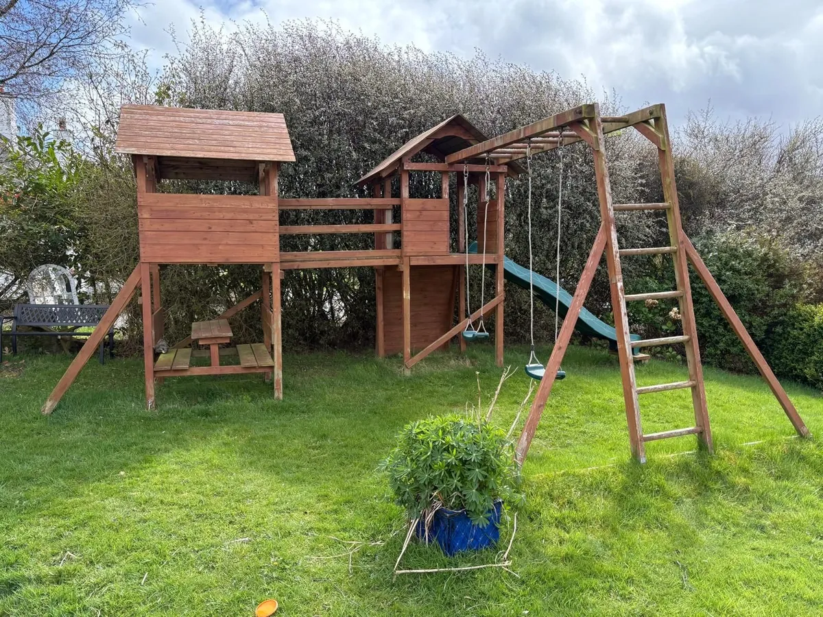 Megafort jungle gym climbing frame play centre - Image 2