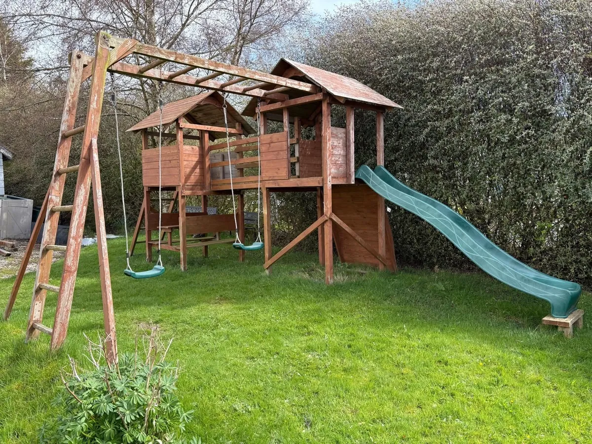 Megafort jungle gym climbing frame play centre - Image 4
