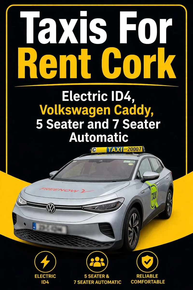Taxi For Rent - Cork - Image 1