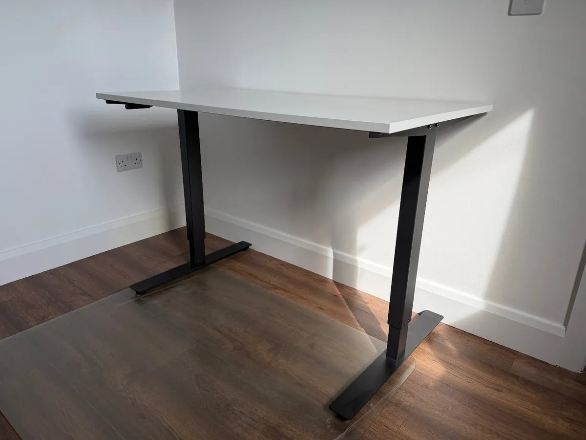 Ikea Trotten Sit/Stand Desk 120x70cm White/Antraci - Image 1