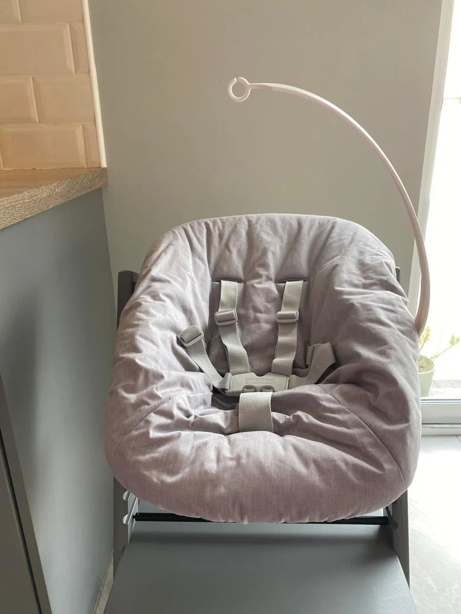 Full Stokke Tripp Trapp Bundle - Storm Grey 0-3yrs - Image 2