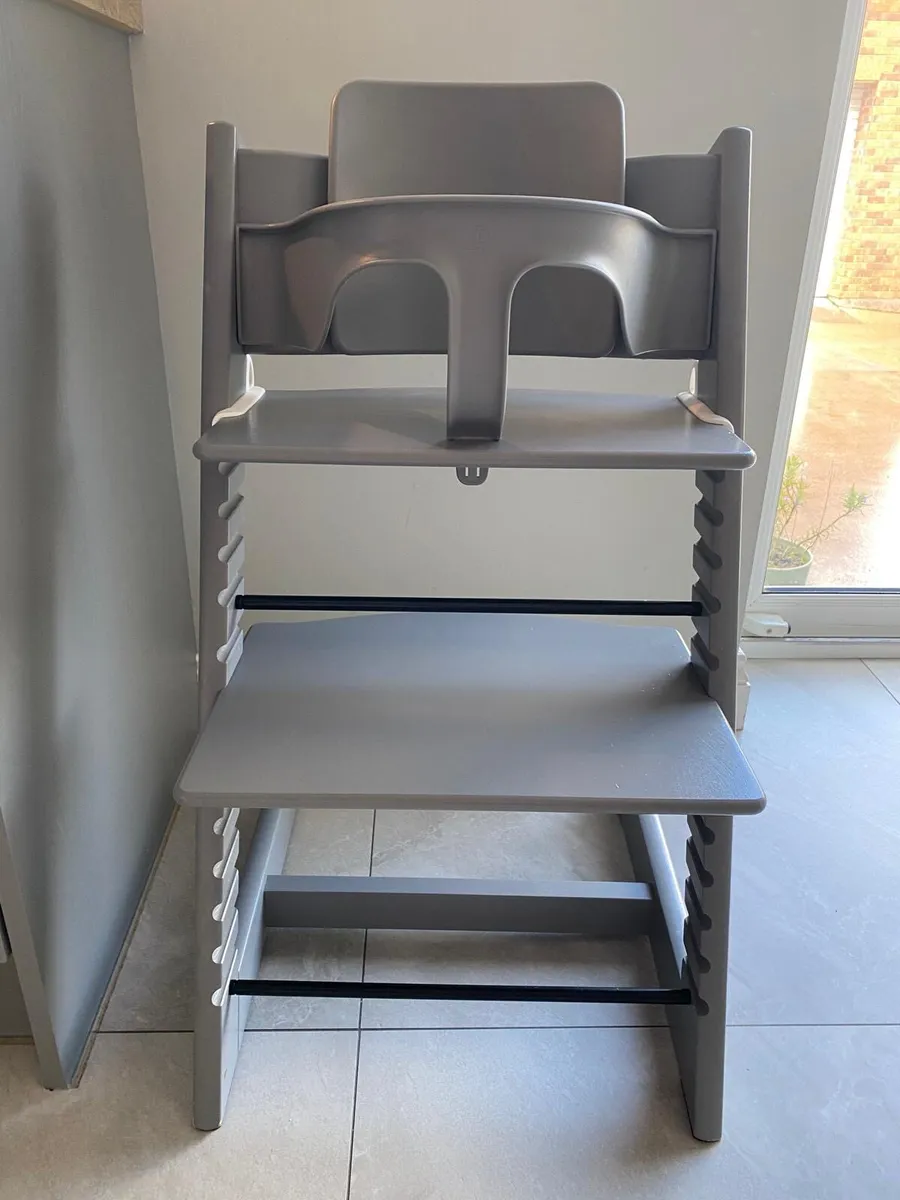 Full Stokke Tripp Trapp Bundle - Storm Grey 0-3yrs - Image 4