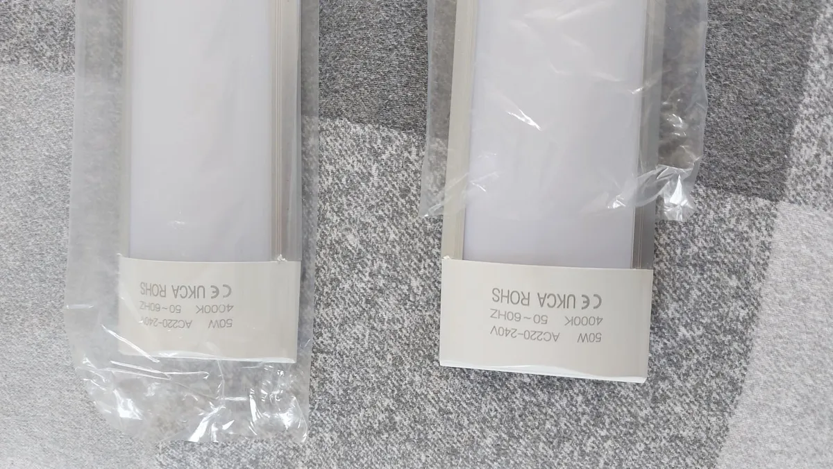 5FT LED Batten Light, 50W Low Profile, 4 pack - Image 2