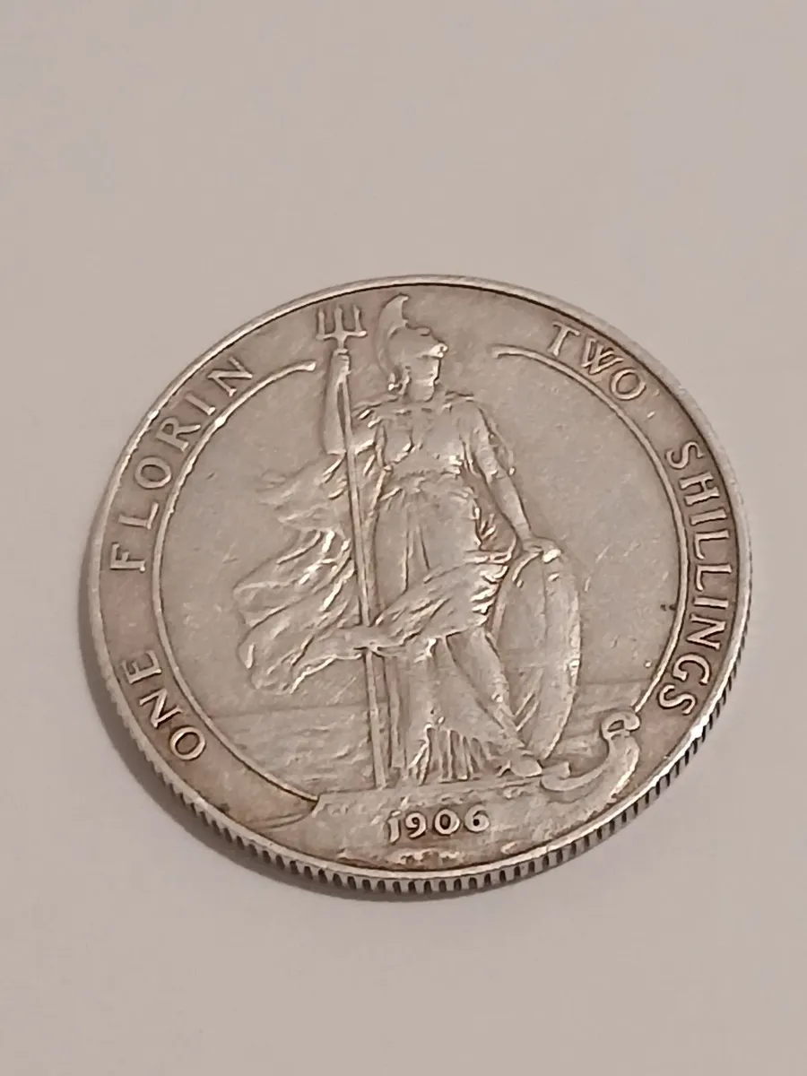 1906 florin shilling - Image 1