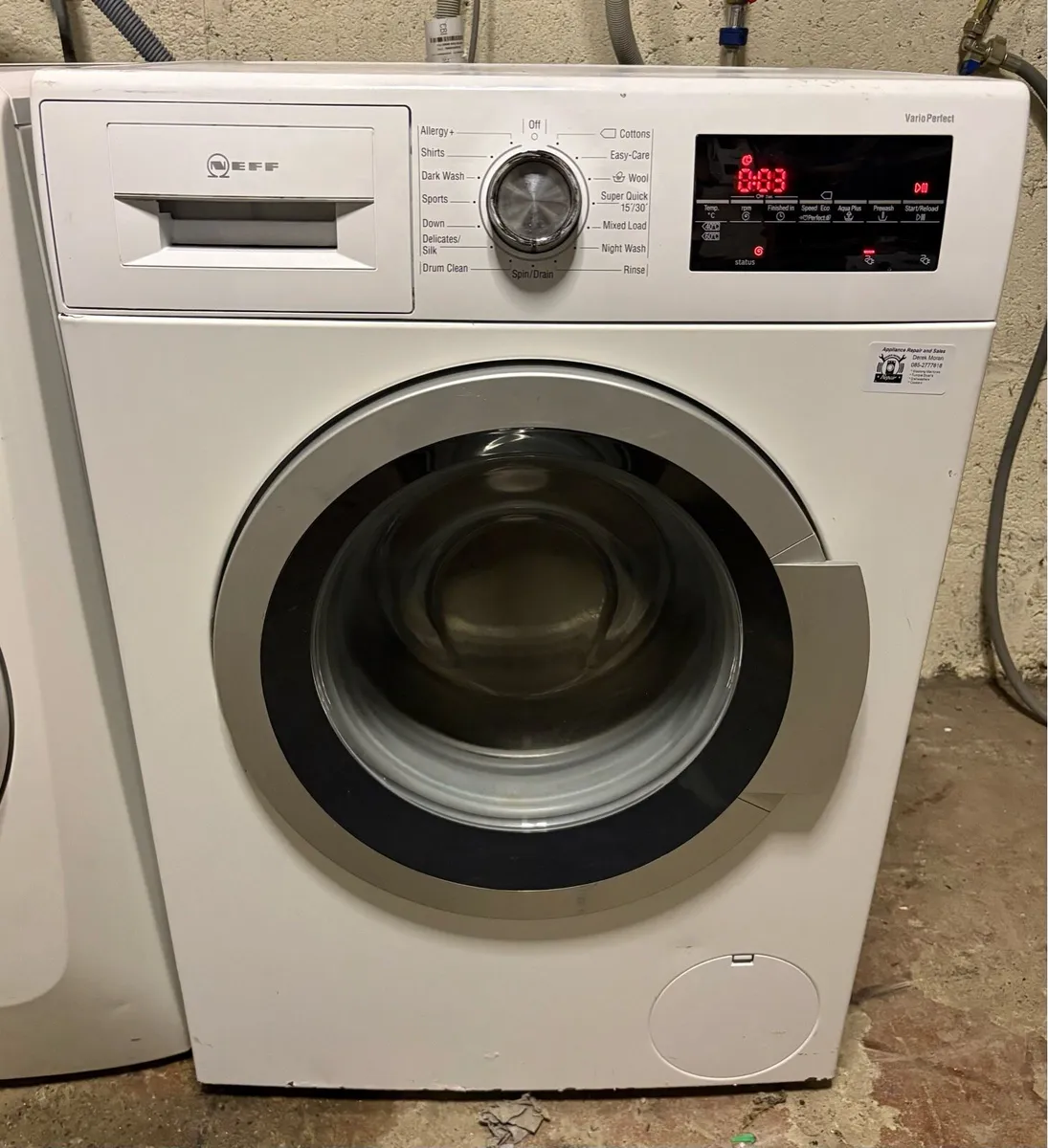 NEFF Washing Machine - 9kg Drum