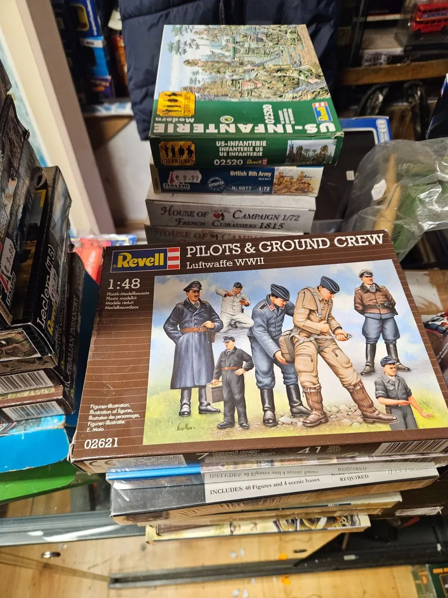 Airfix Revell Luftwaffe Pilots and Ground Crew