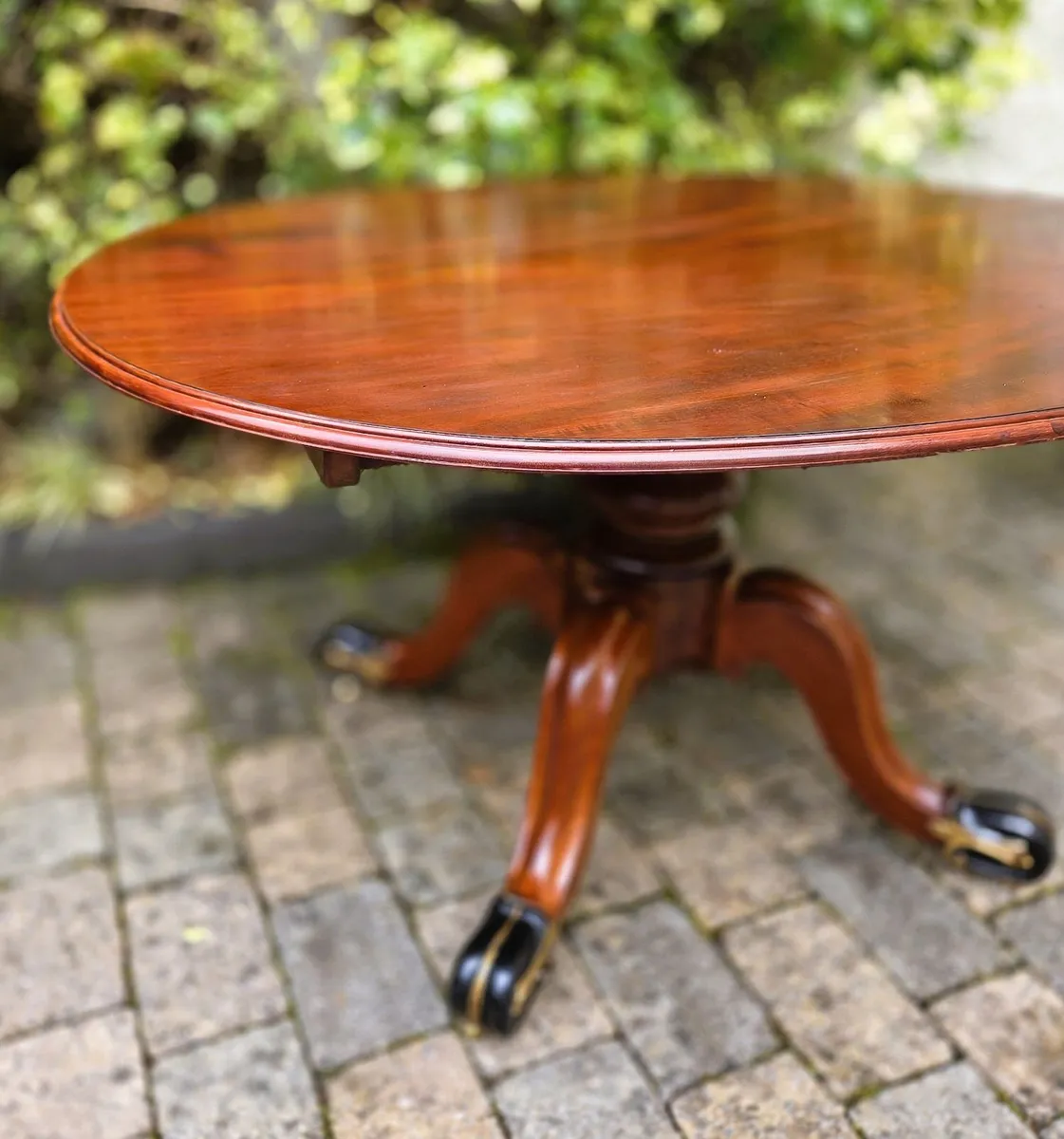 Victorian Flip Top Table- Circa 1870 - Image 3