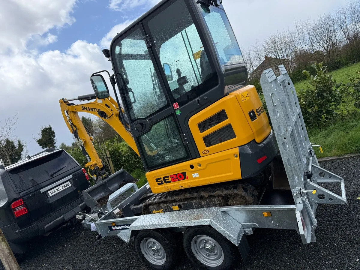 Mini Digger Self drive HIRE - Image 1