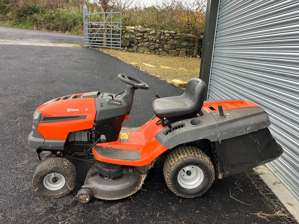 Husqvarna CT154 ride on lawnmower - Image 1