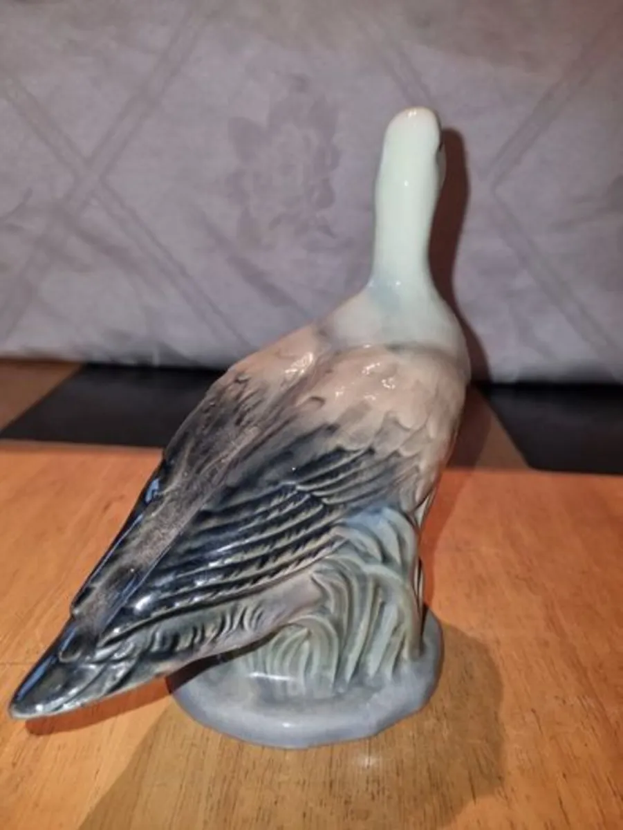Large Spanish Porcelain Duck Figurine - Image 4