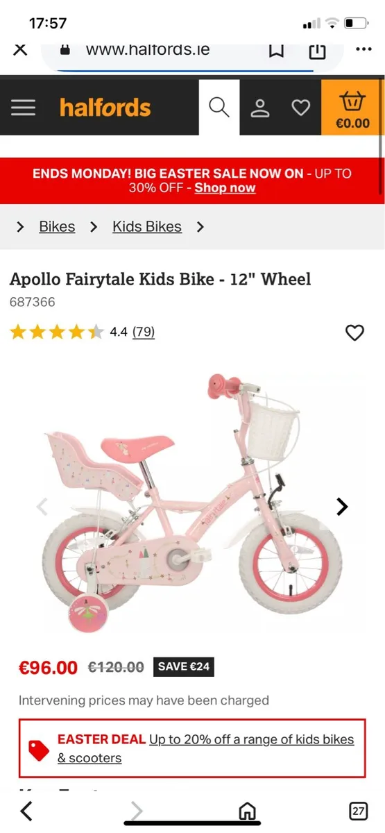Apollo’s Girls Bike 12” wheel - Image 2