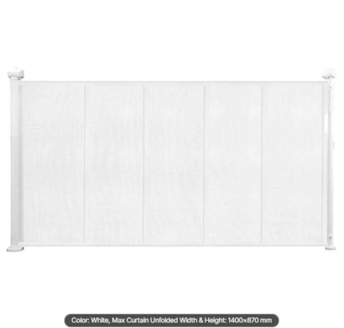 Retractable Baby Gate, 870 mm Tall, Extends up - Image 4