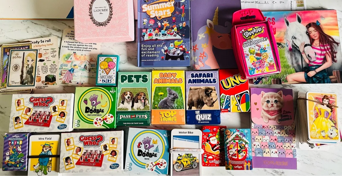 Bundle of playing education cards for kids - Image 1