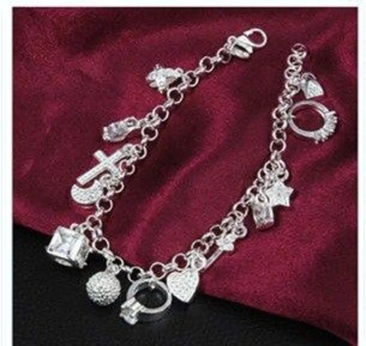 Girls Fashion Charm Bracelet, Free Post - Image 1