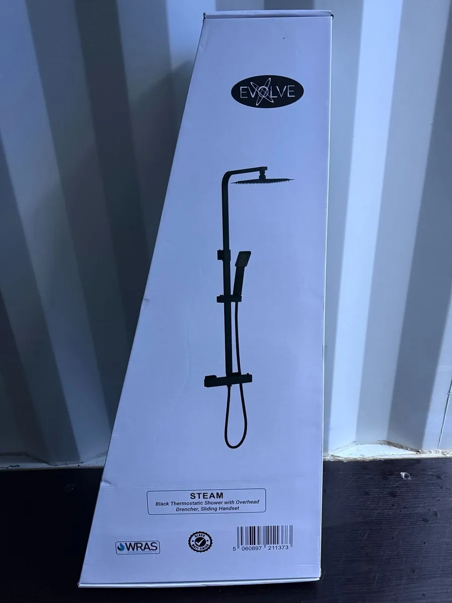 Shower Set with Thermo Valve | Exposed Square - Image 4