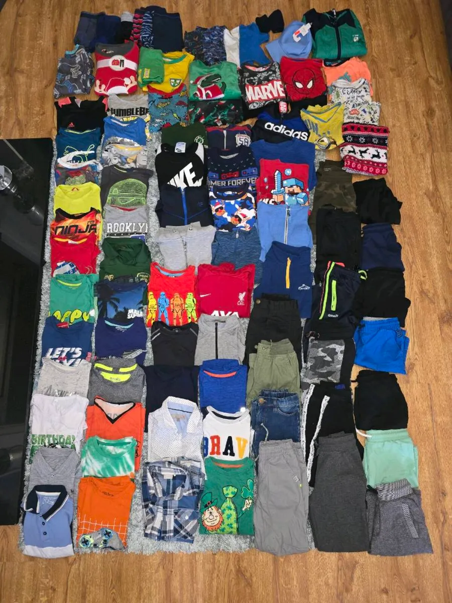 Large boys clothing bundle age 7-8 - Image 1