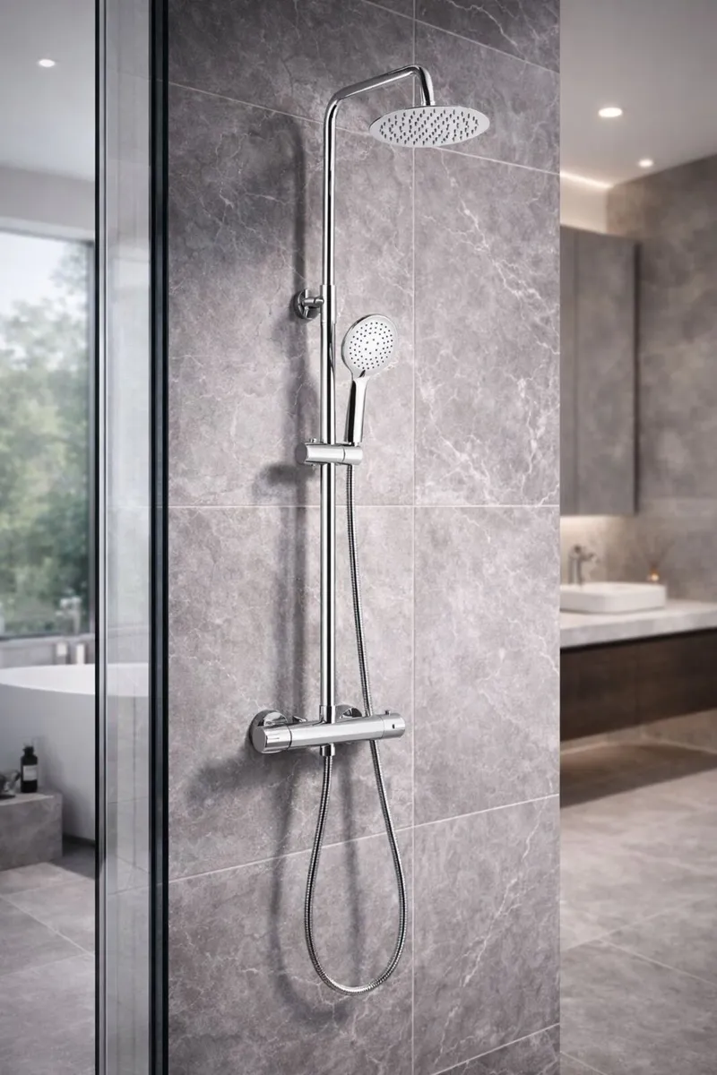 Shower Set with Thermo Valve | Premium Chrome - Image 4