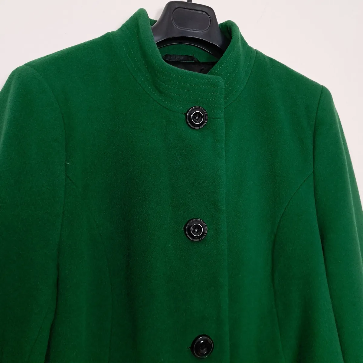 Precis Emerald Green Wool Cashmere Coat 16UK/44EU - Image 3