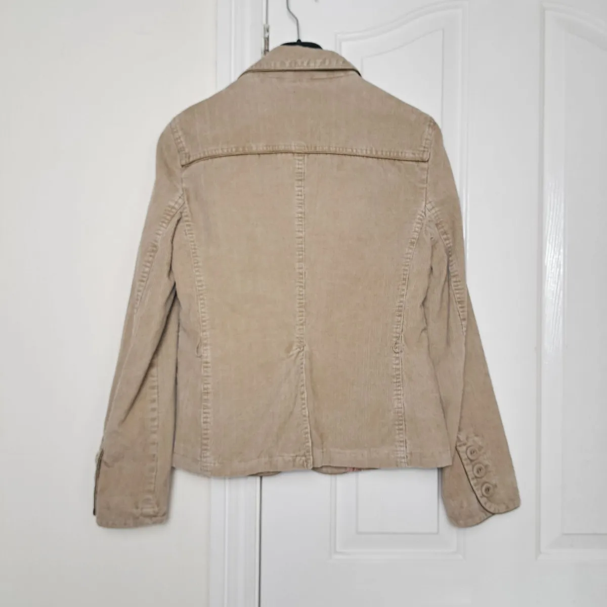 Massimo Dutti Beige Neutral Blazer Jacket 6UK/34EU - Image 4