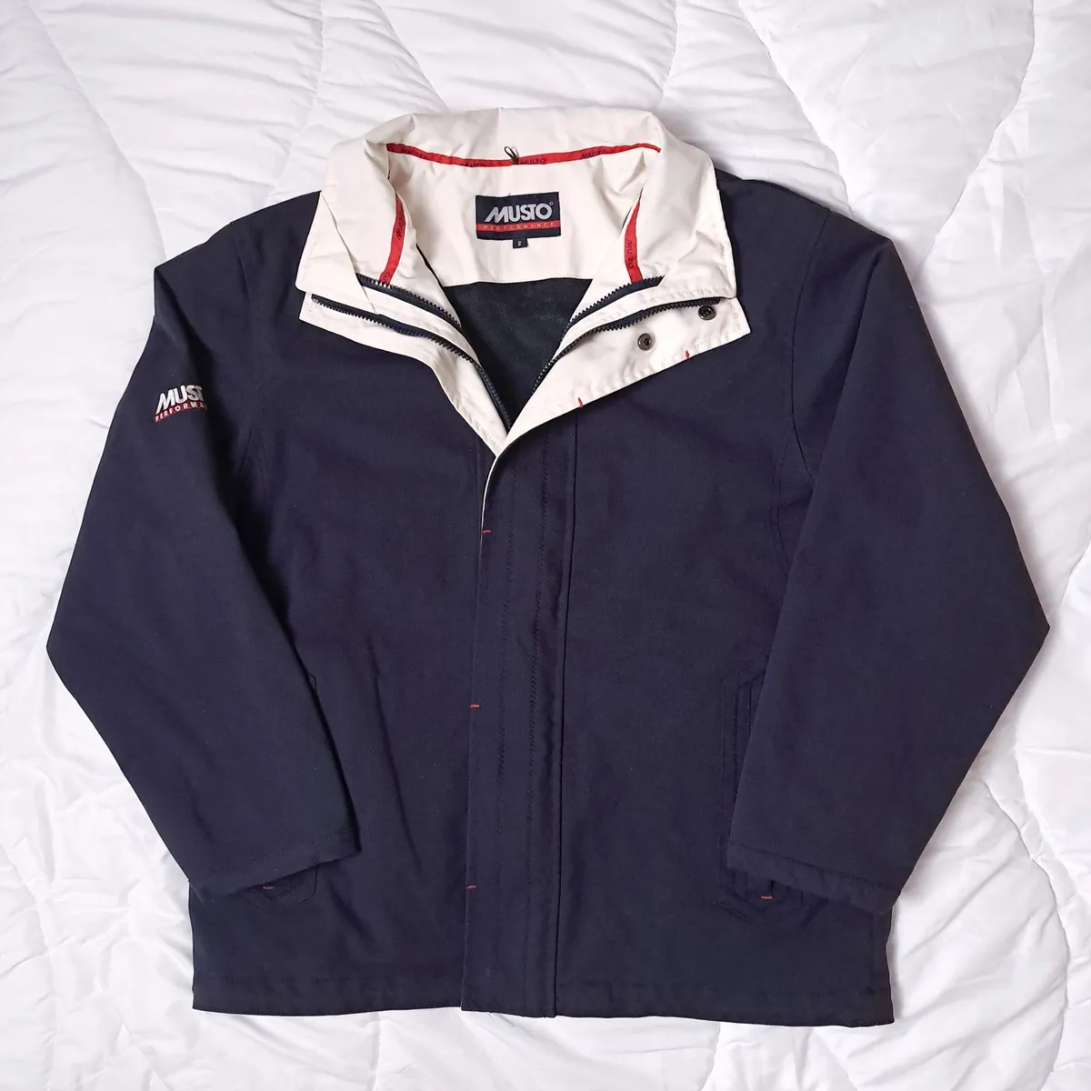 Musto Navy Windbreaker Sailing Jacket S - Image 1