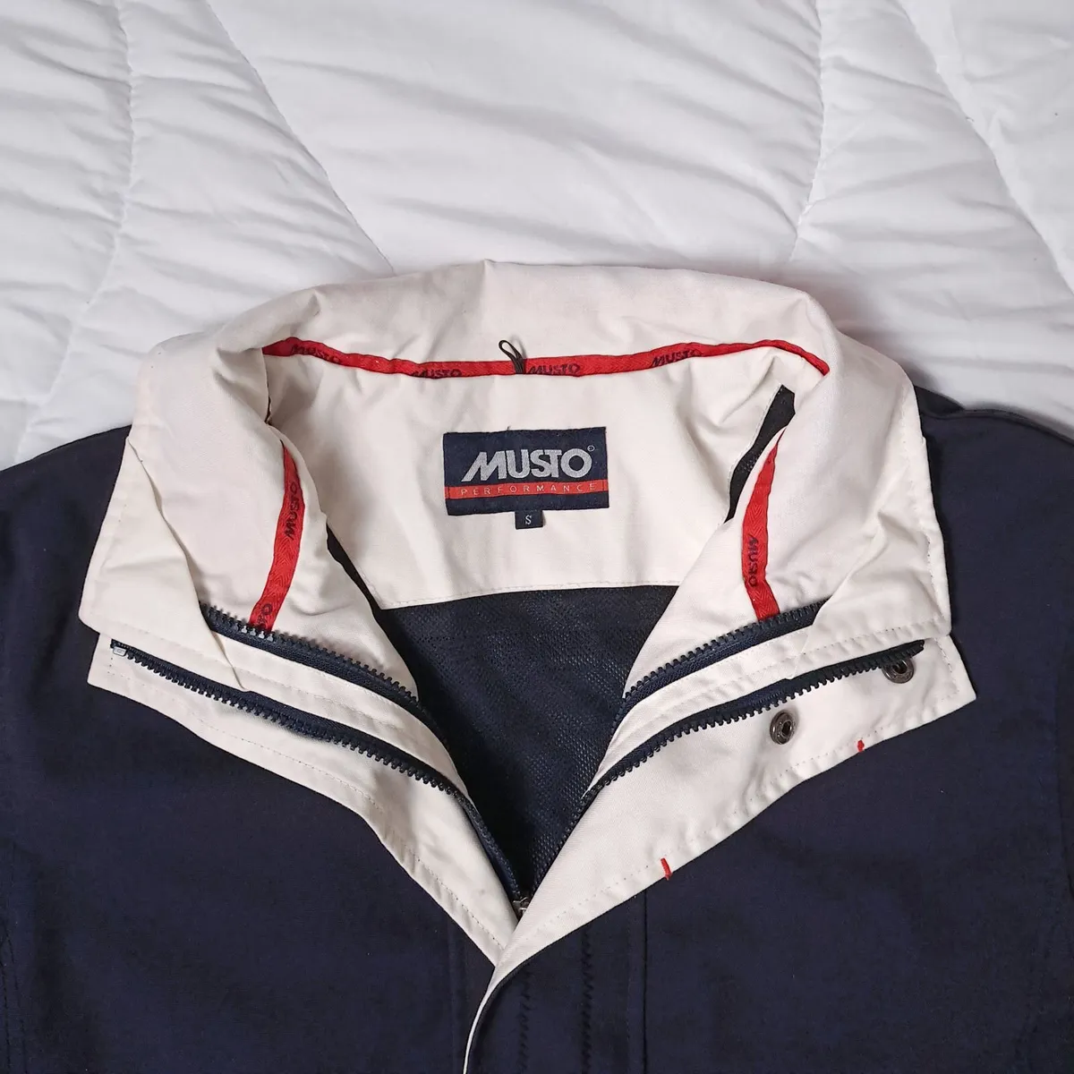 Musto Navy Windbreaker Sailing Jacket S - Image 2